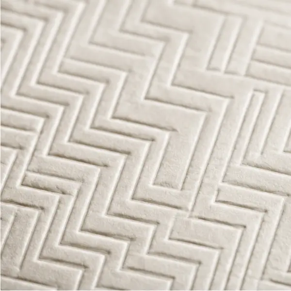 Embossing full-bleed premium packaging material