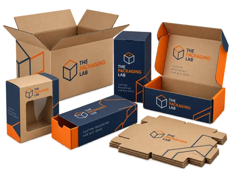 Custom cardboard packaging hero by The Packaging Lab
