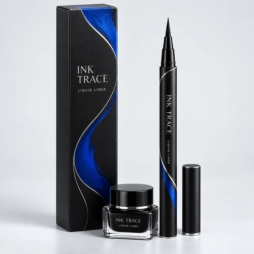 Custom eyeliner boxes with slim liquid liner packaging